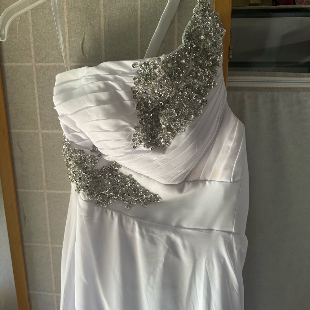 White long dress